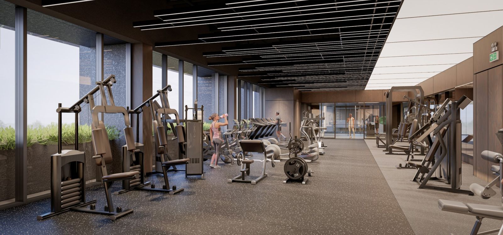 Phòng tập Gym tại Long Biên Central
